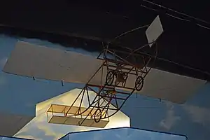 Monoplane hanging on the sealing of Museum of Aviation (Warner Robins)