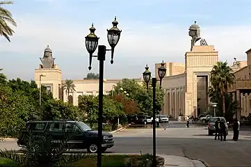 The Republican Palace during the Saddam Era before the Saddam Statues were removed