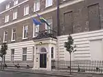 The ambassadorial residence at 27 Portland Place.