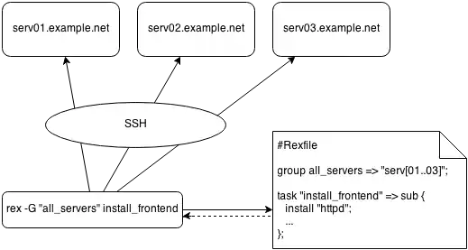 Rex configuration management example run alt text