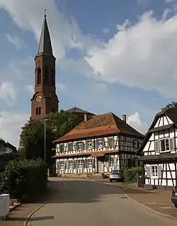 Rheinau-Rheinbischofsheim, protestant church