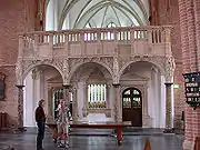 The Rood screen of choir in the Cunerakerk