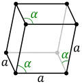 Rhombohedral crystal structure for bismuth