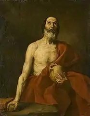 Saint Jerome in Penitence, no date, 128 x 102 cm., Louvre