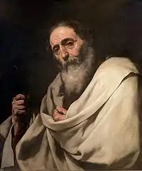 Apostle, Saint Bartholomew, 1630–1635, 77 x 64 cm., Museo del Prado