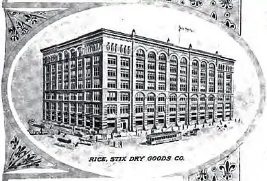 Liggett & Myers/Rice-Stix Building/Merchandise Mart, St. Louis, 1888–89