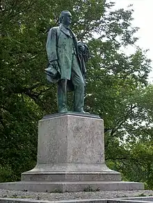 Statue of Richard J. Oglesby (1919), Lincoln Park, Chicago, Illinois.