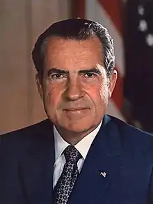 Presidential portrait of Richard Nixon