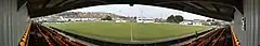 A panoramic view from the Clay Shaw Butler Stand.