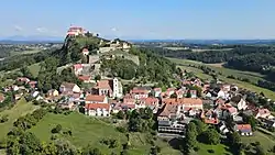 Aerial view of Riegersburg