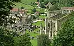 Rievaulx Abbey viewed from Rievaulx Terrace (NT)