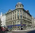 Former Latvian craftsman society savings bank building on Kr. Barona street 3, Riga (1911).