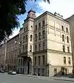 Building on Tērbatas street 86 (together with F. Scheefel), Riga. (1900).