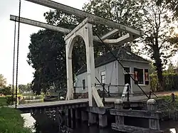 Bridge across the Angstel near Castle Loenersloot