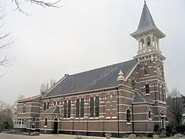 Image 8A Reformed church in Koudekerk aan den Rijn in the Netherlands in the 19th century (from Calvinism)