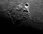 Rilles and craters near lunar terminator