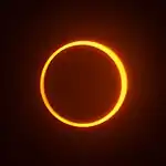 Annular eclipse from Campeche, Mexico.