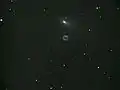 Image of fragment C passing the Ring Nebula taken on 7 May 2006 at St. Francis Xavier University in Antigonish, Nova Scotia, Canada