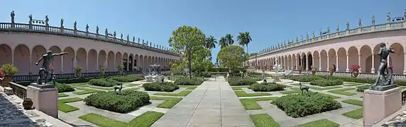 Statues courtyard