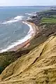 View west across Ringstead Bay