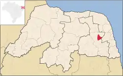 Location of São Pedro.