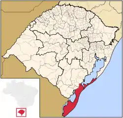 Location of Litoral Lagunar