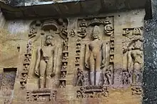 Carving of Jain Tirthanakars