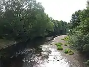 River Wharfe from Linton Bridge53°54′47.53″N 1°24′38.92″W﻿ / ﻿53.9132028°N 1.4108111°W﻿ / 53.9132028; -1.4108111