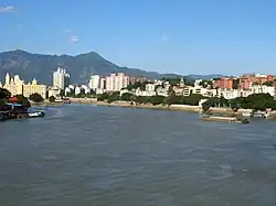 Min River side of Cangshan