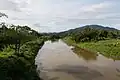 The river seen from the Salleh Sulong Bridge.