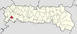 Location in Ialomița County