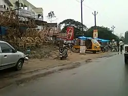 Road at Srikanya Theater in Dondaparthy