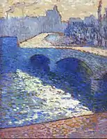 1905, La Seine à Rouen au crépuscule, oil on paperboard, 65 × 54 cm