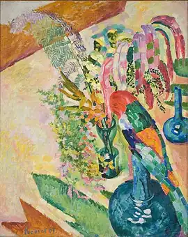 Robert Delaunay, Still Life with a Parrot