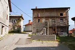 The centre of the village of Robidišče