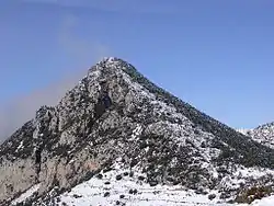 Landscape of the Roc de Galliner mountain in the Urgellet region.