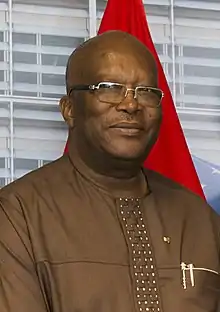  Burkina FasoRoch Marc Christian Kaboré, President