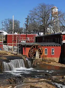 Wehadkee Creek at Rock Mills. Winter 2011.