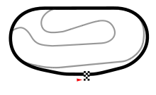 Layout of North Carolina Speedway