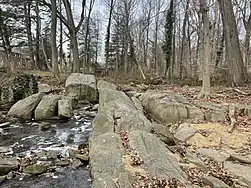 Rocks in Carcroft Crest Park