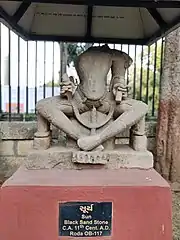 sculpture of Surya at Baroda Museum and Picture Gallery