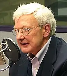 Roger Ebert, one of the film's positive reviewers and commentators, in 2006.