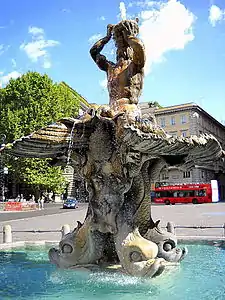 Triton Fountain by Bernini, (1642)