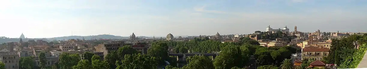 View from the Orange Trees Garden