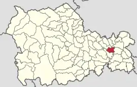 Location in Neamț County