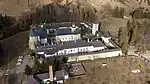 Aerial view of Putna monastery