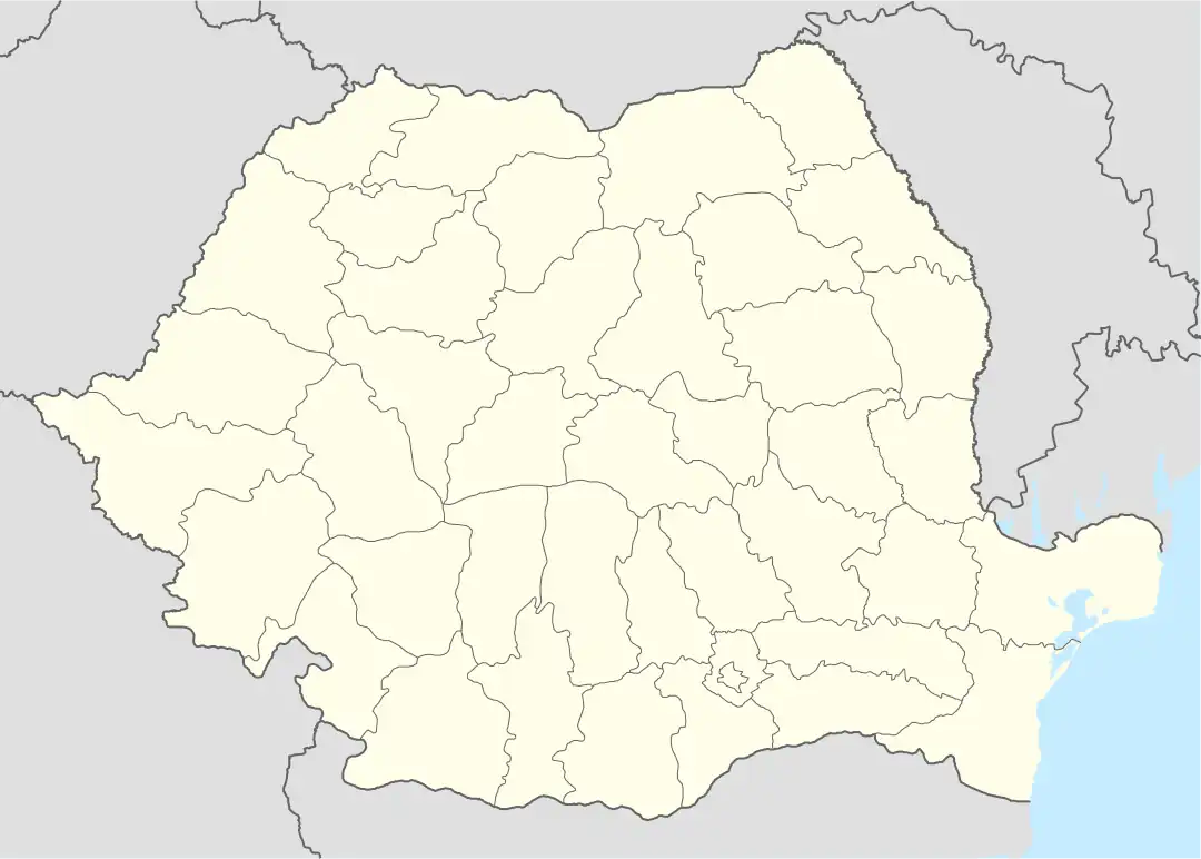 Pleșcuța is located in Romania