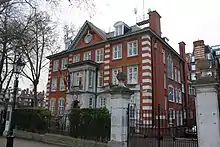 The Embassy of Romania in London.