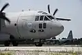 Romanian C-27J and US C-130 during Carpathian Summer 19