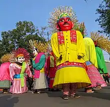 Image 18Ondel-ondel, a large puppet figure featured in Betawi folk performance (from Culture of Indonesia)